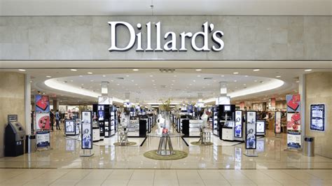 dillard cosmetics department.